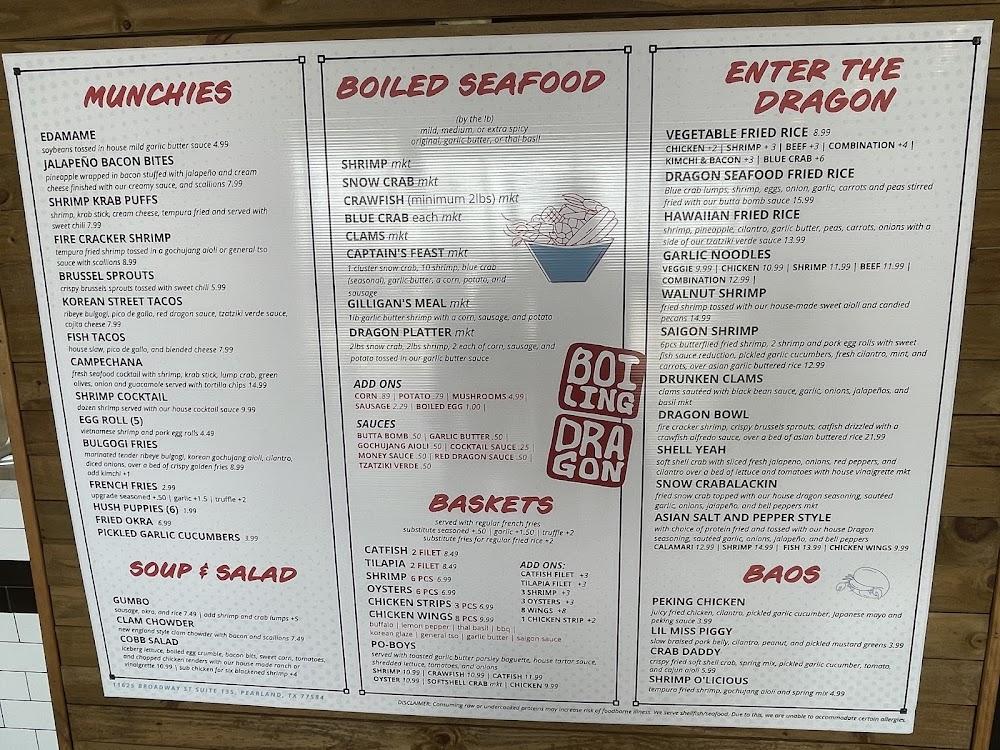 Boiling Dragon Menu image 2